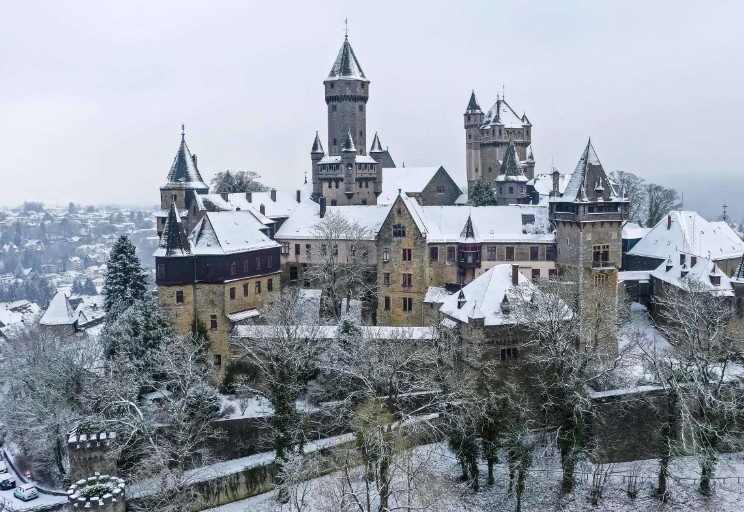 Besichtigung von Schlössern im Winter