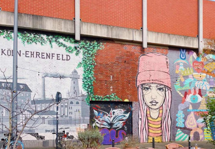 Köln — Ehrenfeld Street-Art-Spots in Deutschland